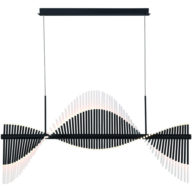 Organic Bloom Linear Chandelier
