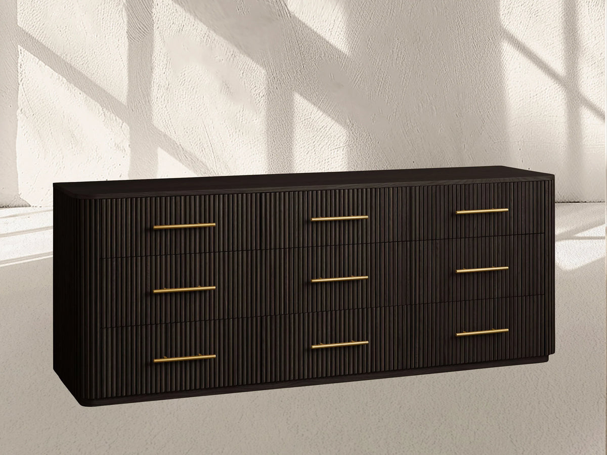 Finnley Wood Nine-Drawer Dresser