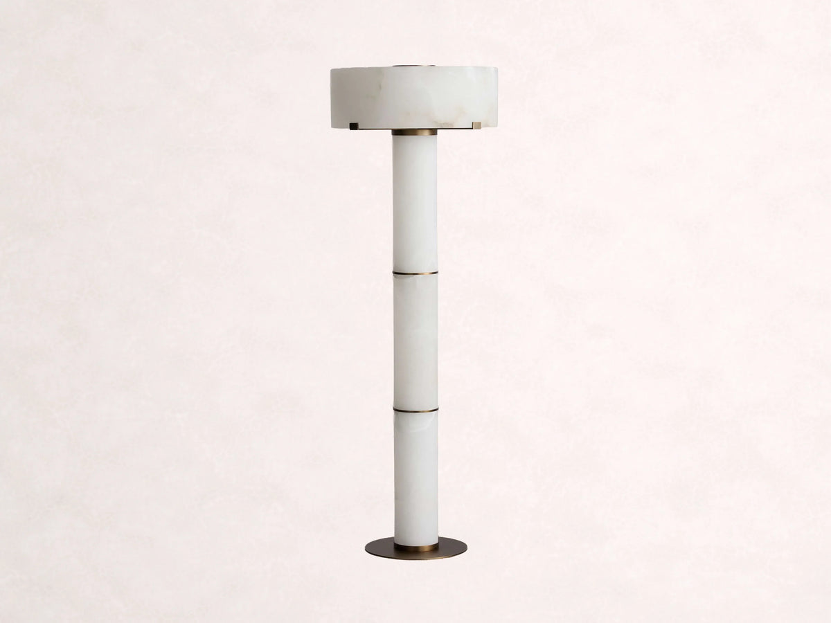 Chayla Alabaster Stone Floor Lamp 64-Inchh