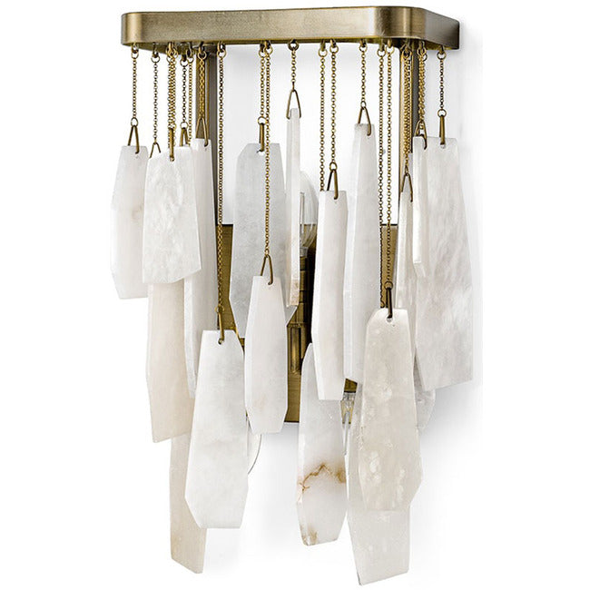 Crest Alabaster Wall Sconce