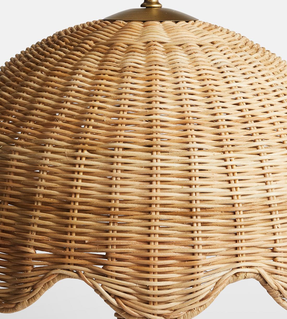 Rattan Dome Table Lamp - Erhaus product image 3