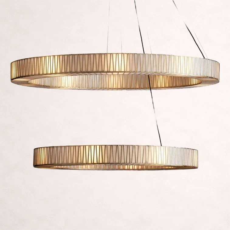 Jeunet 2-Tier Round Chandelier