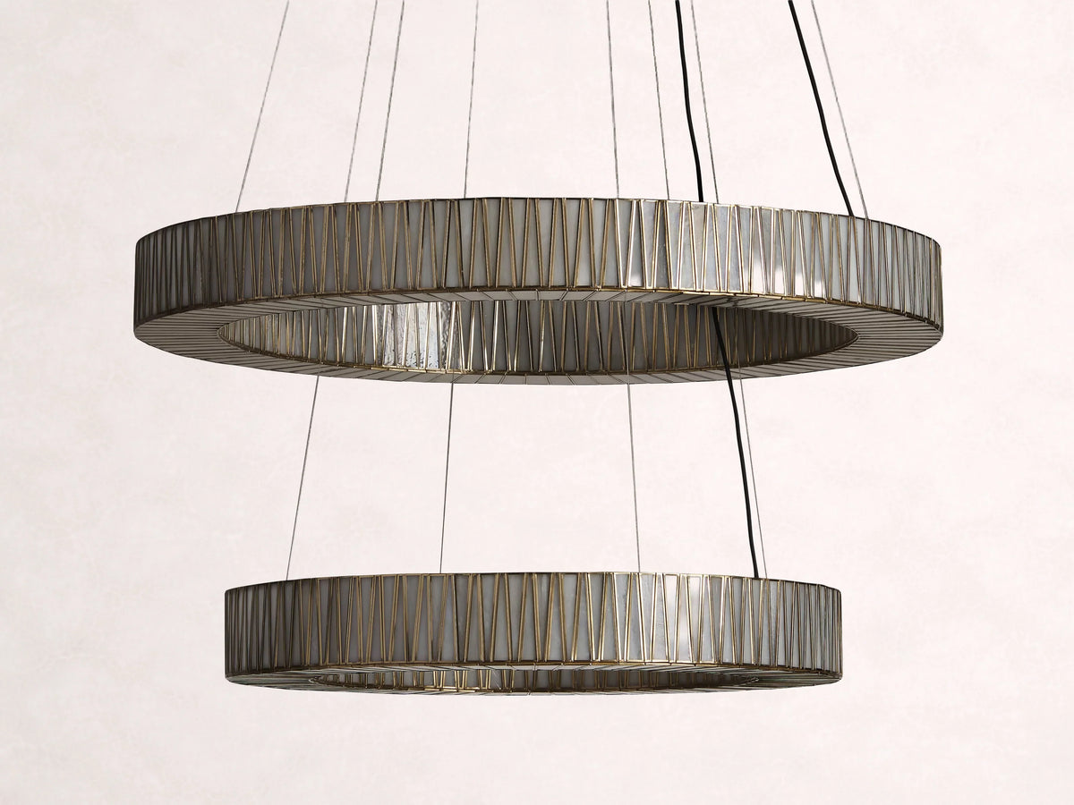Jeunet 2-Tier Round Chandelier