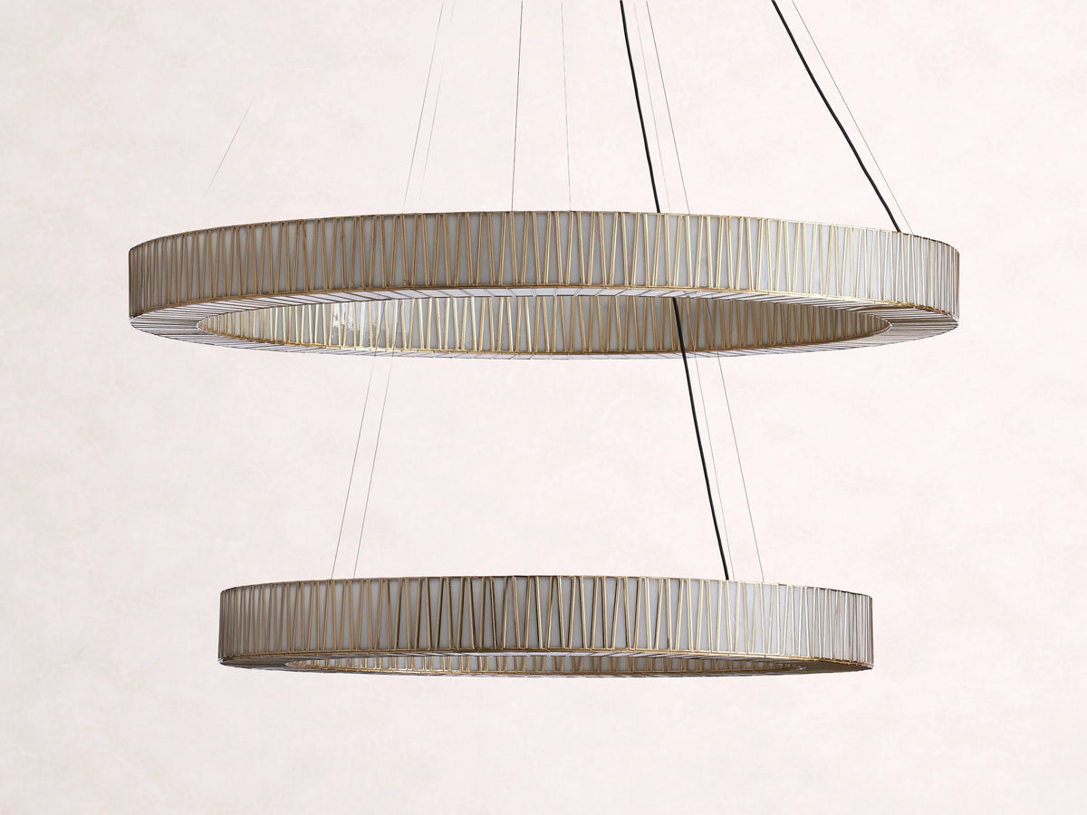 Jeunet 2-Tier Round Chandelier