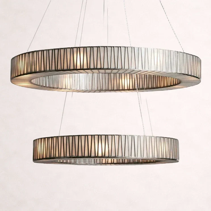 Jeunet 2-Tier Round Chandelier