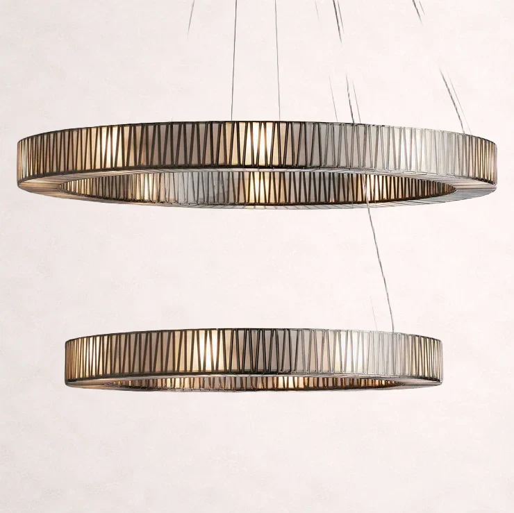 Jeunet 2-Tier Round Chandelier