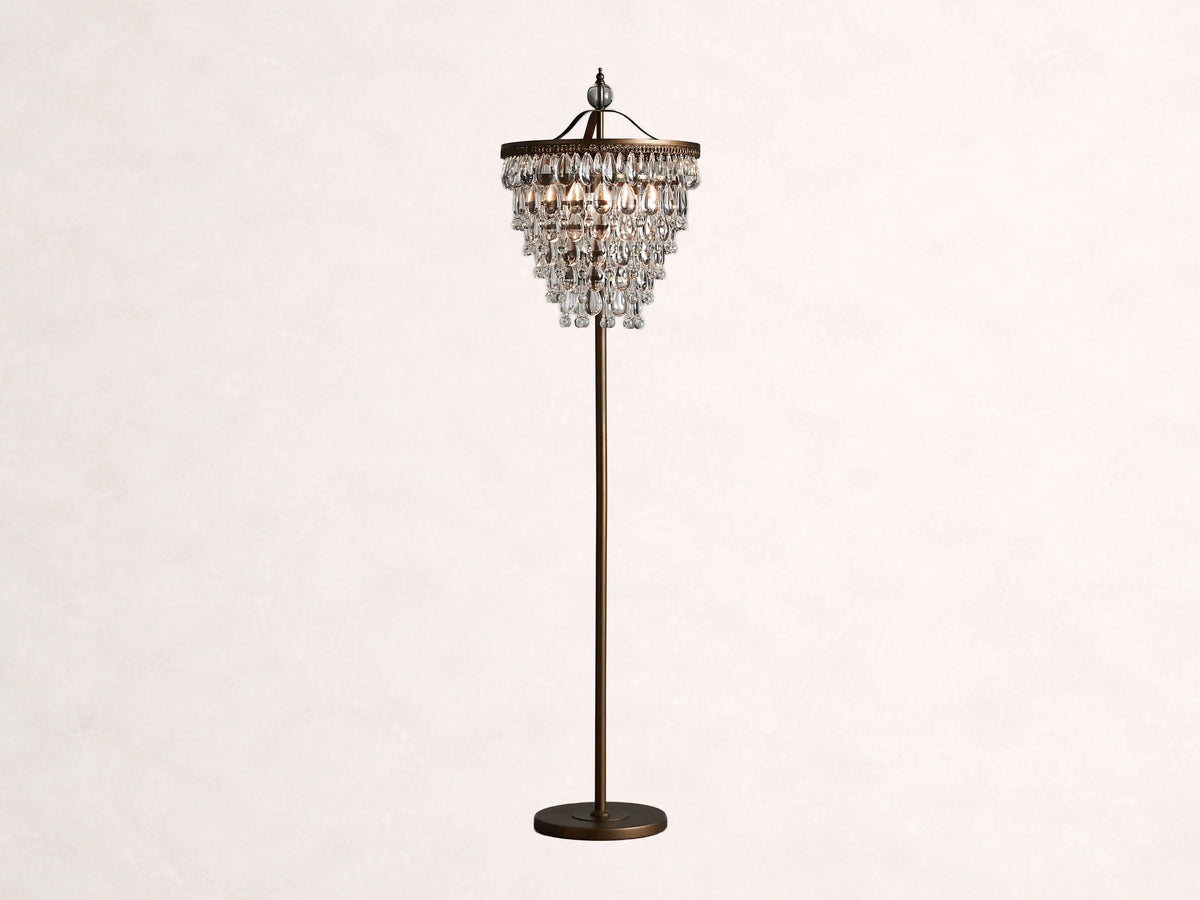Anabella Crystal Floor Lamp 67-Inchh