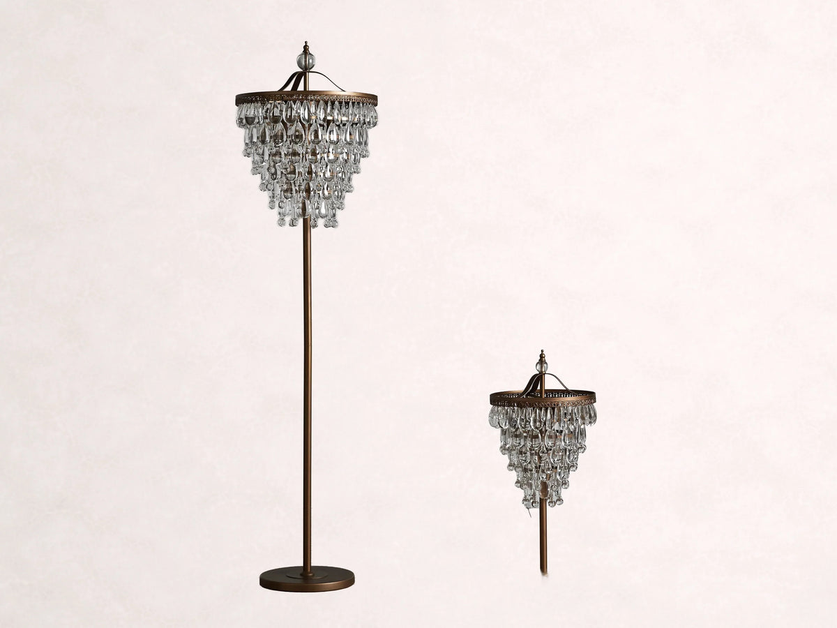 Anabella Crystal Floor Lamp 67-Inchh