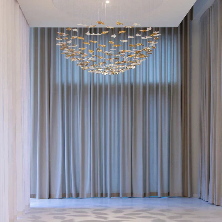 New Postmodern Round / oval 84 / 102 / 170 / 192 Leaves Art Design Chandelier