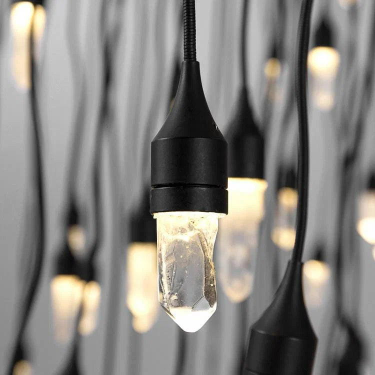 Rock Crystal Rain Pendant
