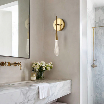 Soltaire Crystal Wall Sconce 5-Inchw