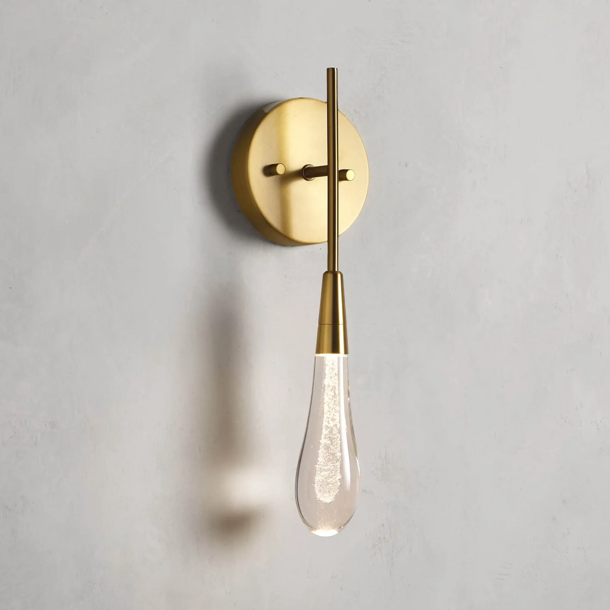 Soltaire Crystal Wall Sconce 5-Inchw