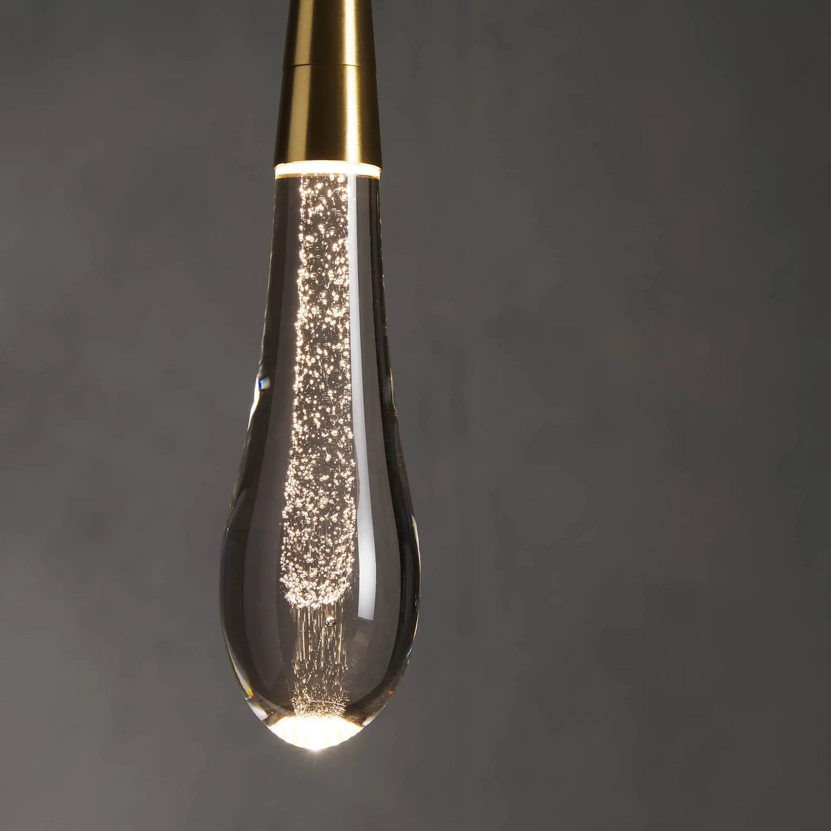 Soltaire Crystal Pendant 1 Light 2 Lights