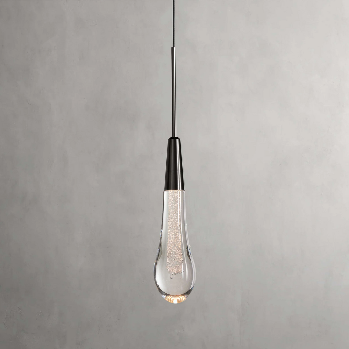 Soltaire Crystal Pendant 1 Light 2 Lights