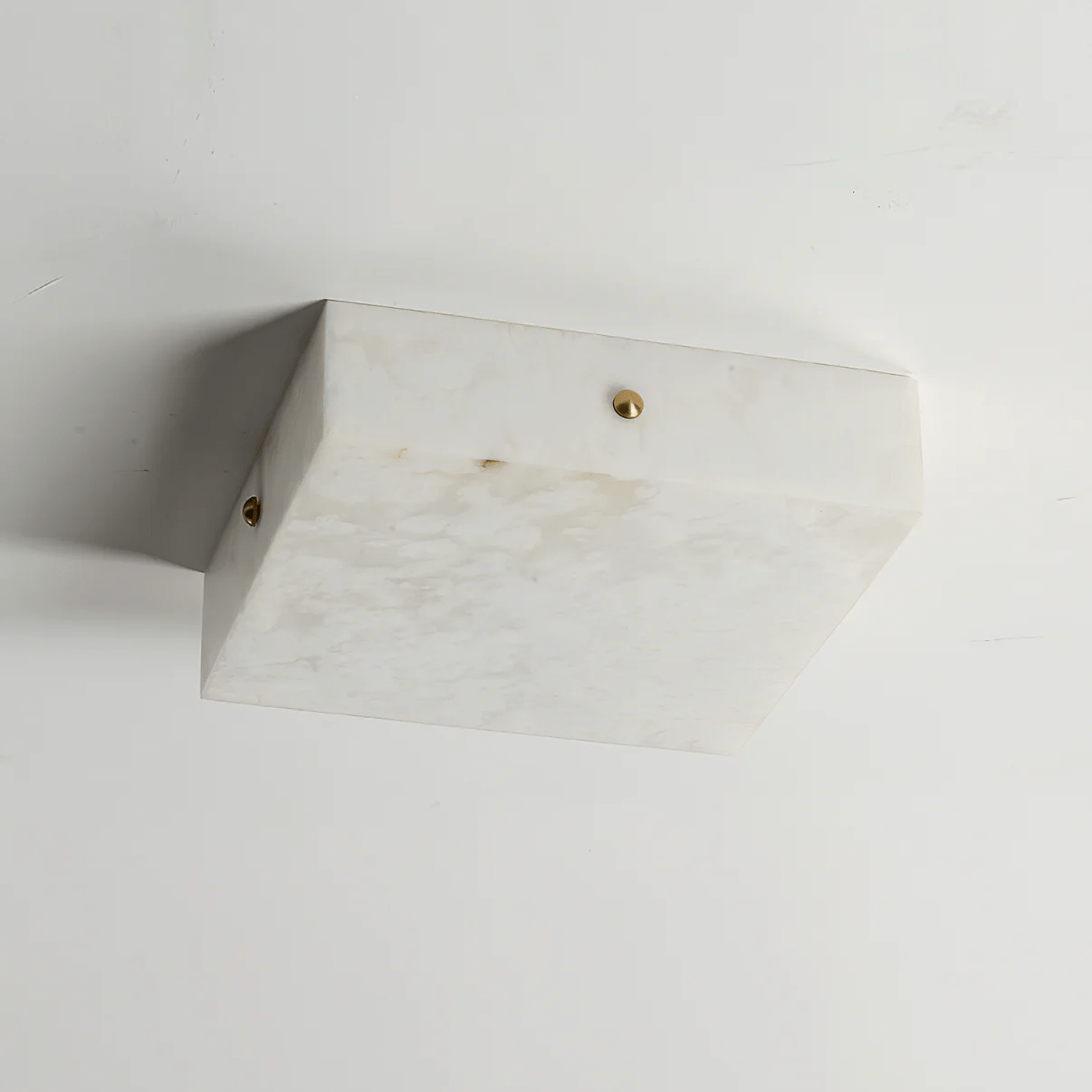 Square Alabaster Ceiling Light - Vakkerlight