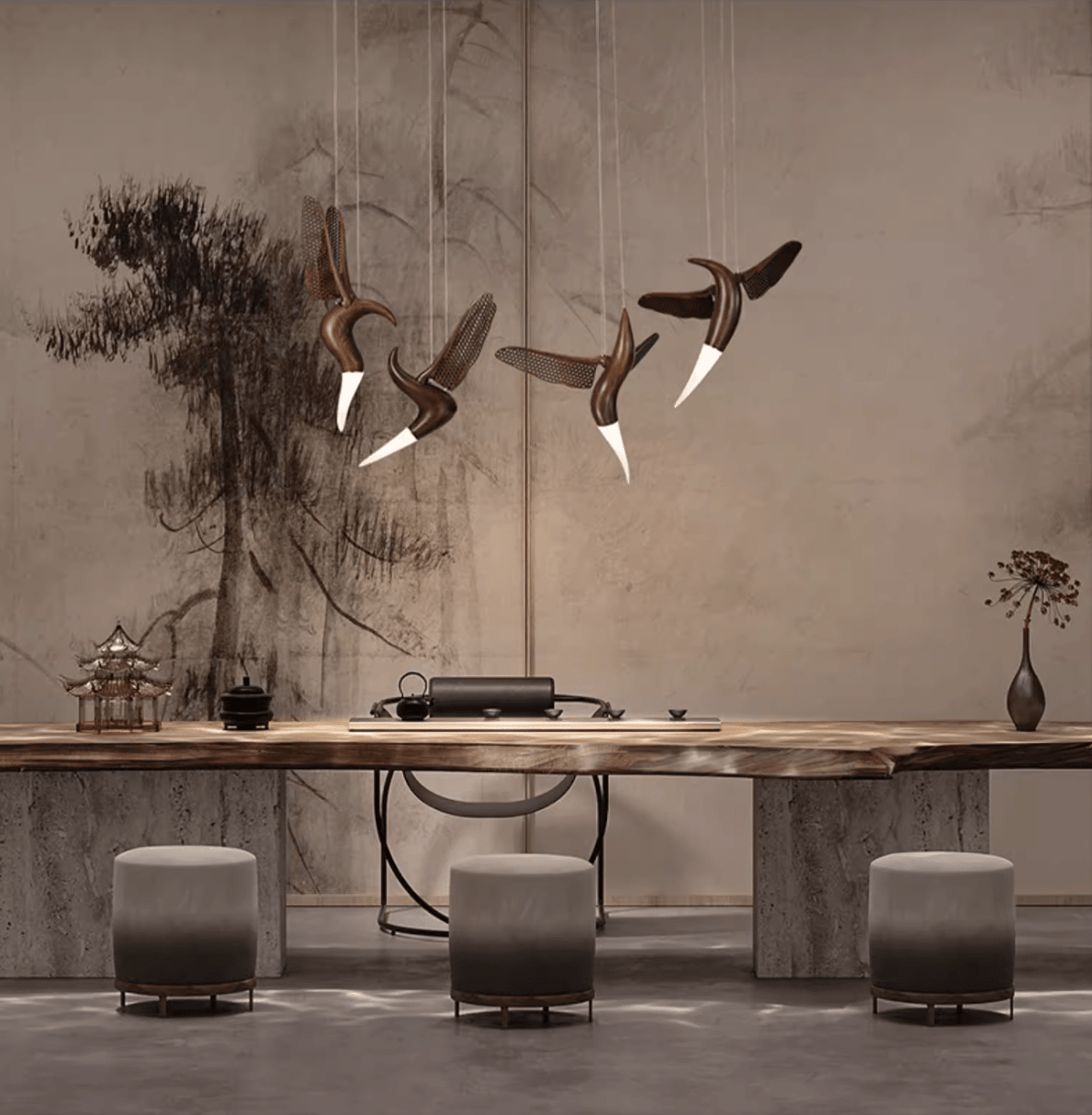 Avian Flight Chandelier
