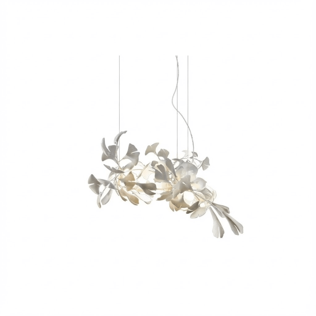 Gingko Ceramic Branch Chandelier A