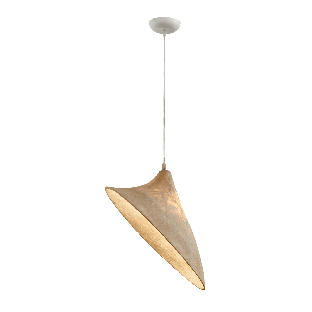 Lunaris Drift Silk Pendant Lamp