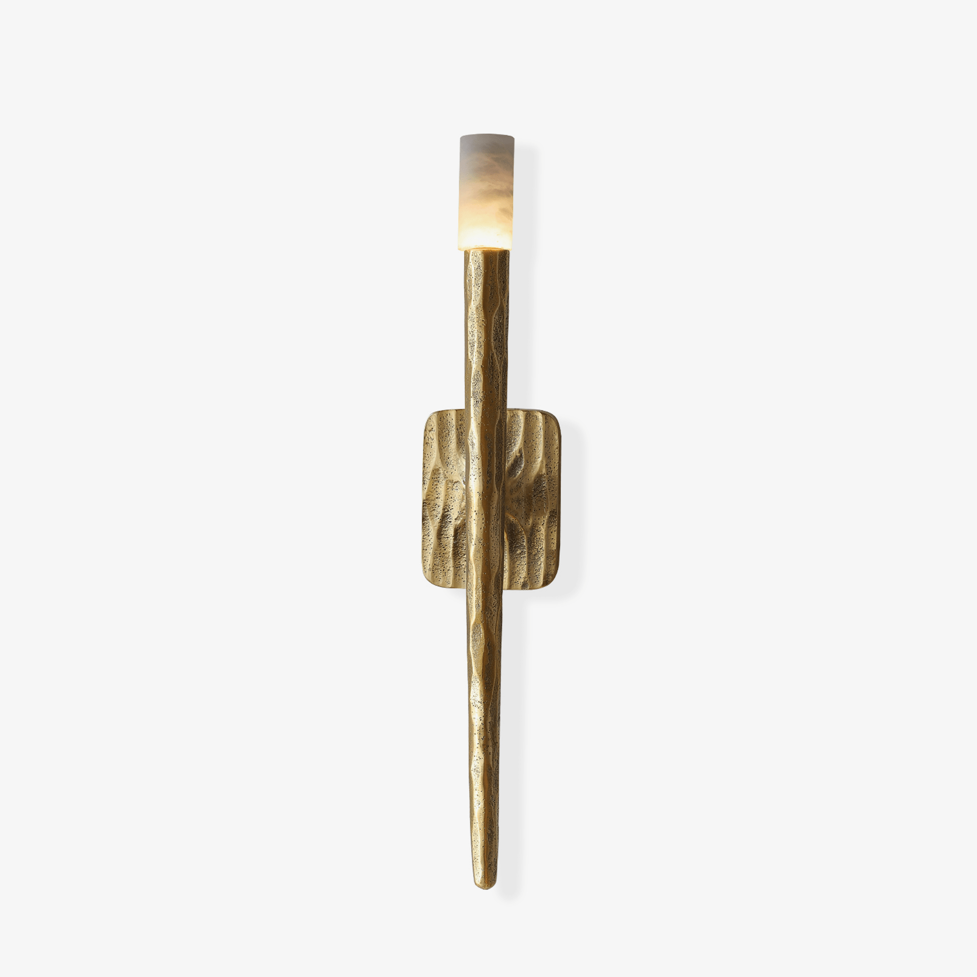 Aurelian Sculpted Alabaster Wall Sconce