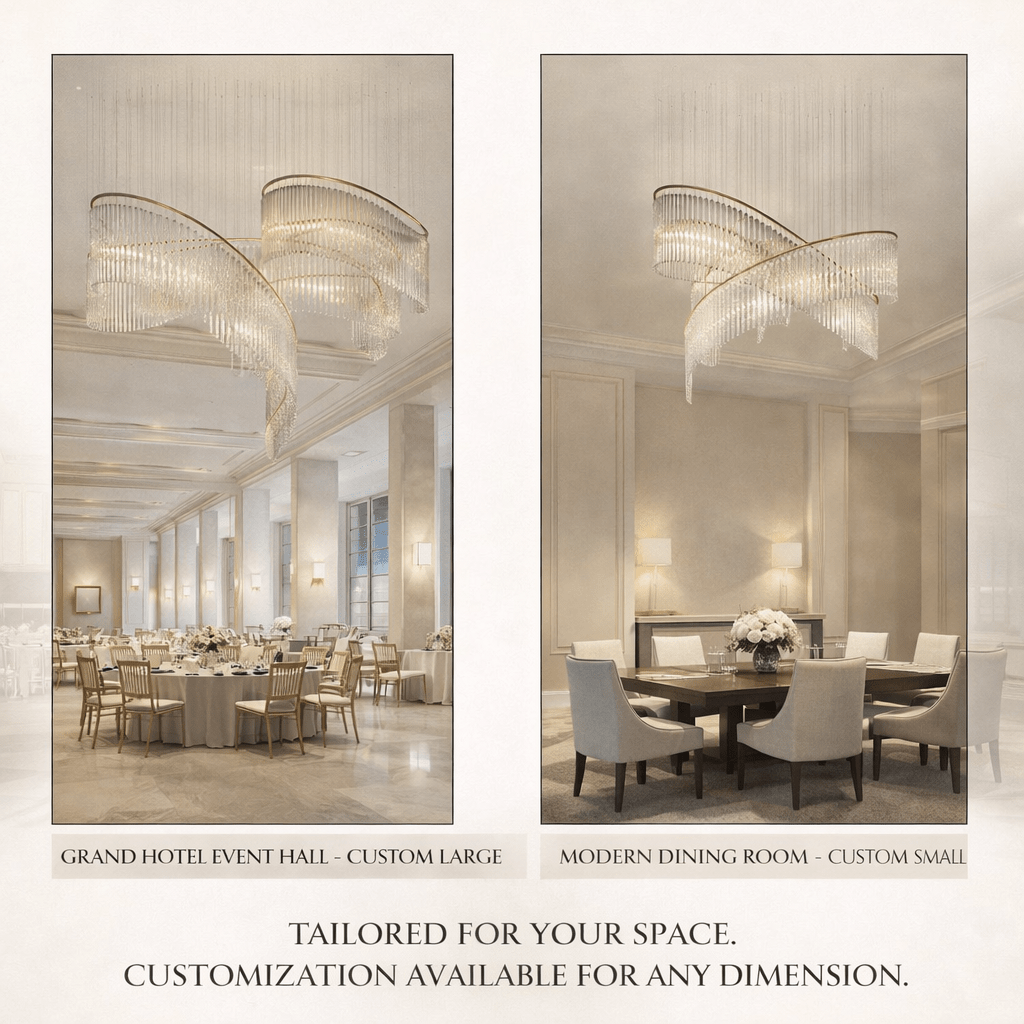 Crystal Spin Customize Chandelier
