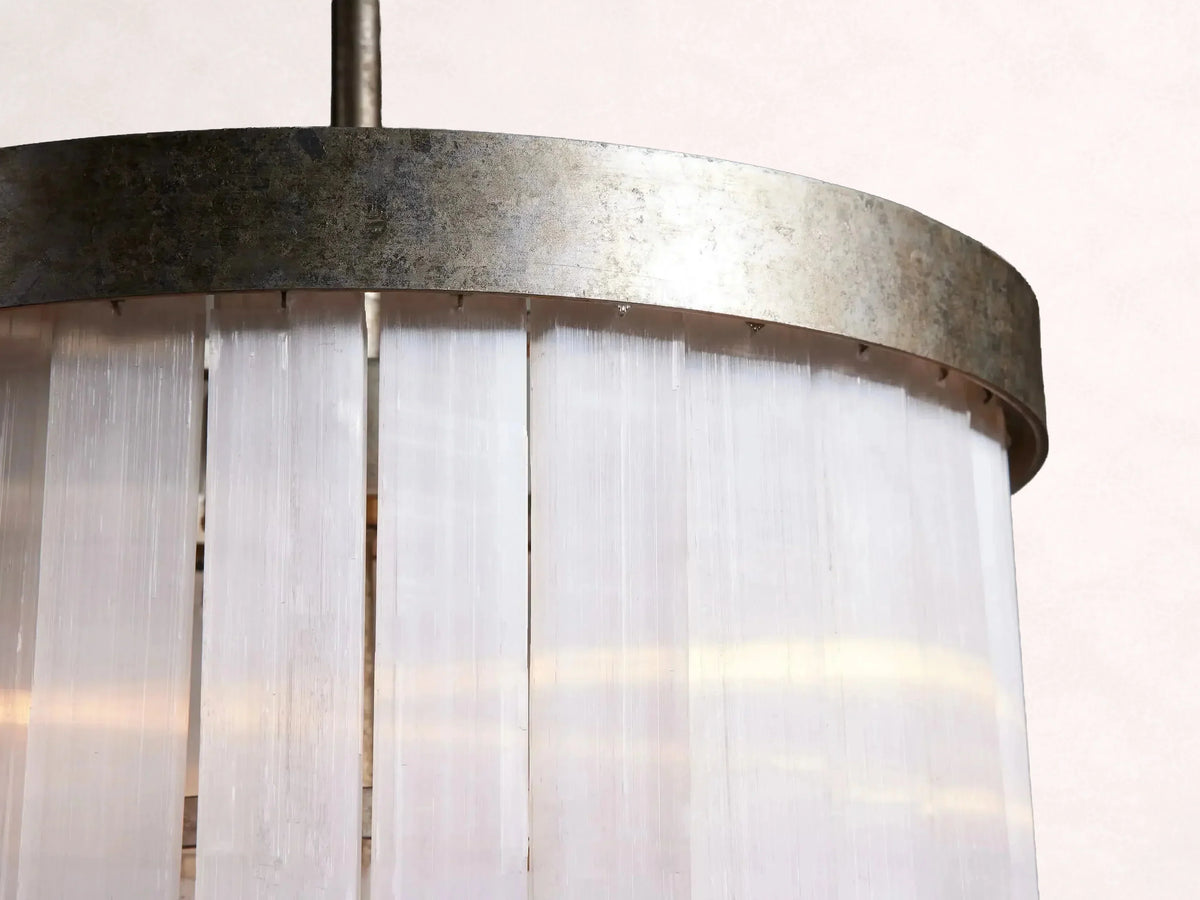 Cameron 2 Tier Selenite Chandelier
