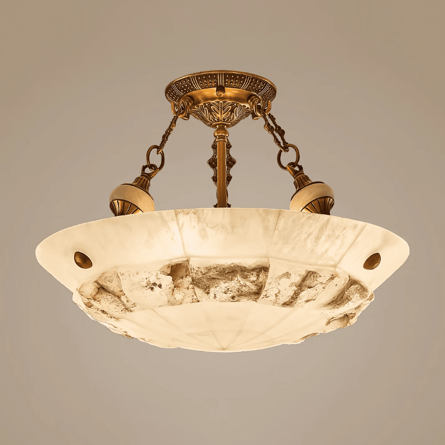 Aureon Alabaster Ceiling Light - Vakkerlight