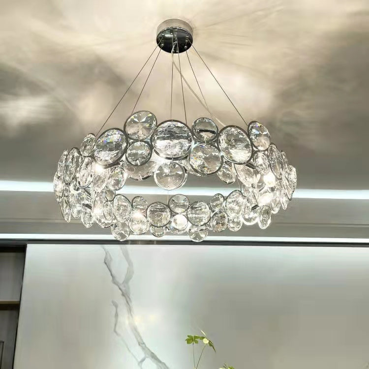 Designer Crystal Chandelier for Living Room Bedroom Ceiling Light