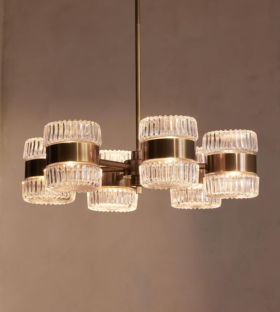 Renato Glass Chandelier