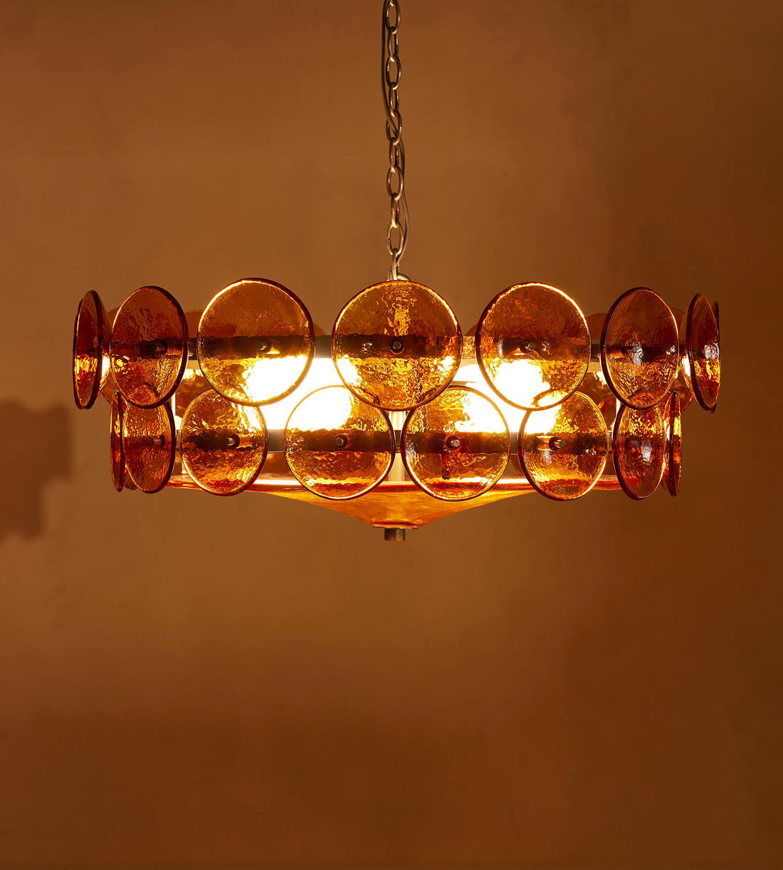 Lorenzo Disc Murano Chandelier