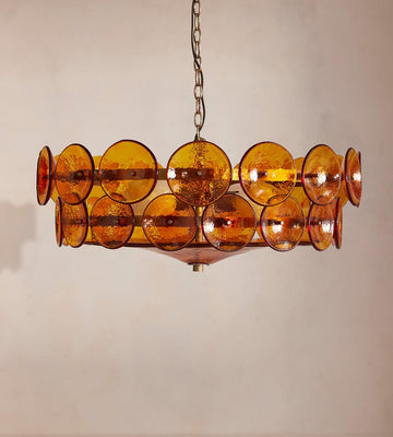 Lorenzo Disc Murano Chandelier