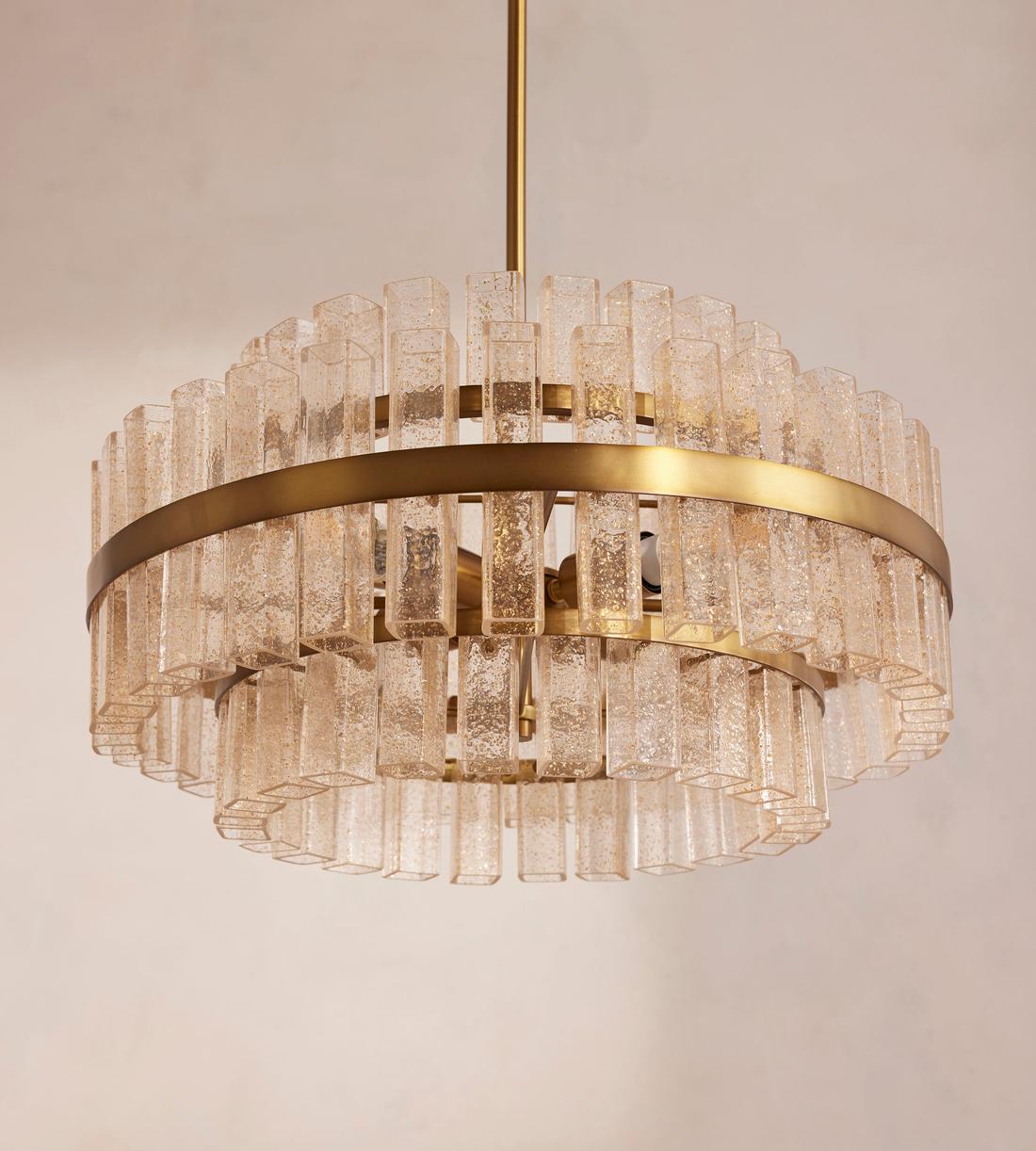 Katia Glass Chandelier 23.6-Inchw