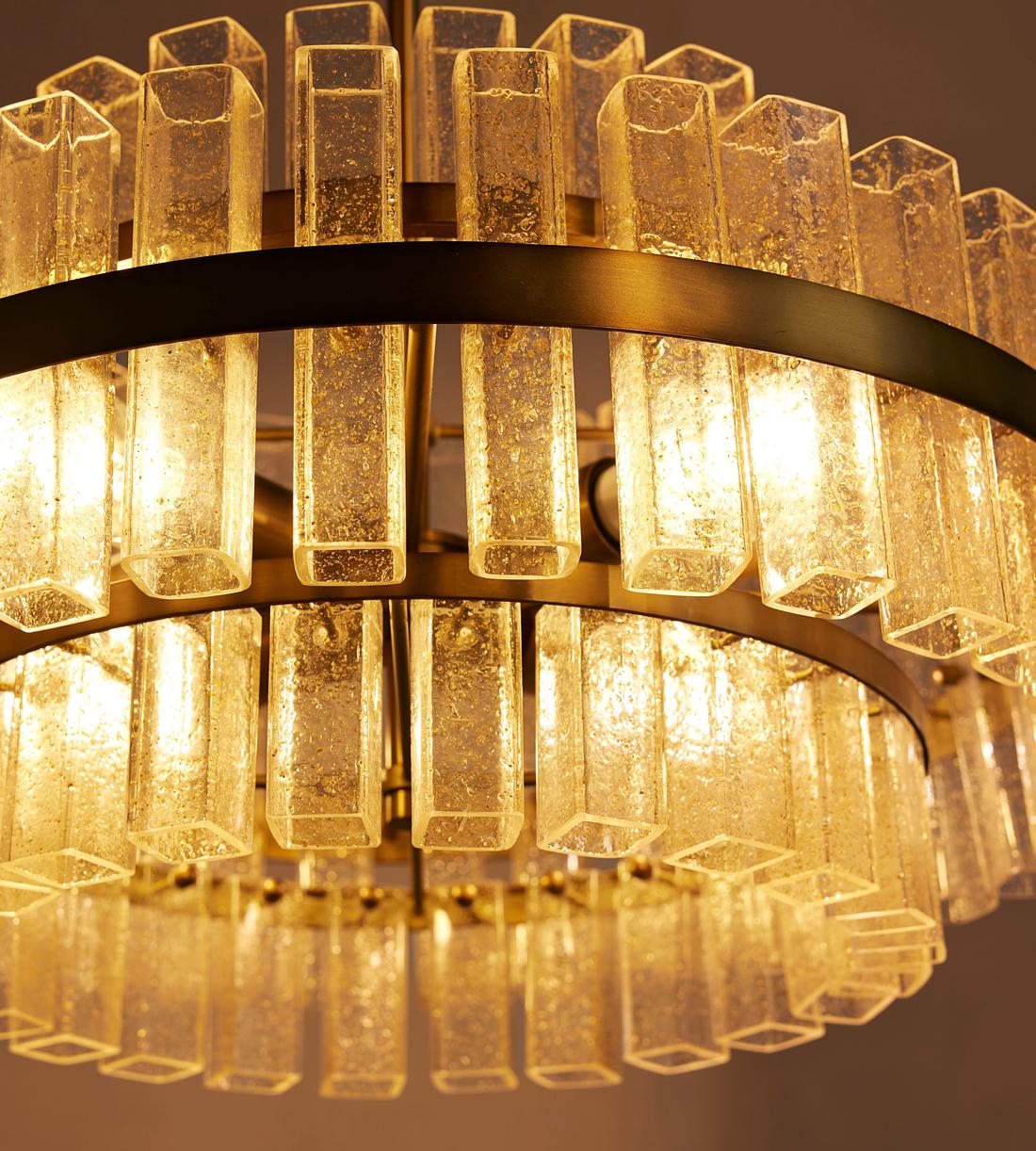 Katia Glass Chandelier 23.6-Inchw