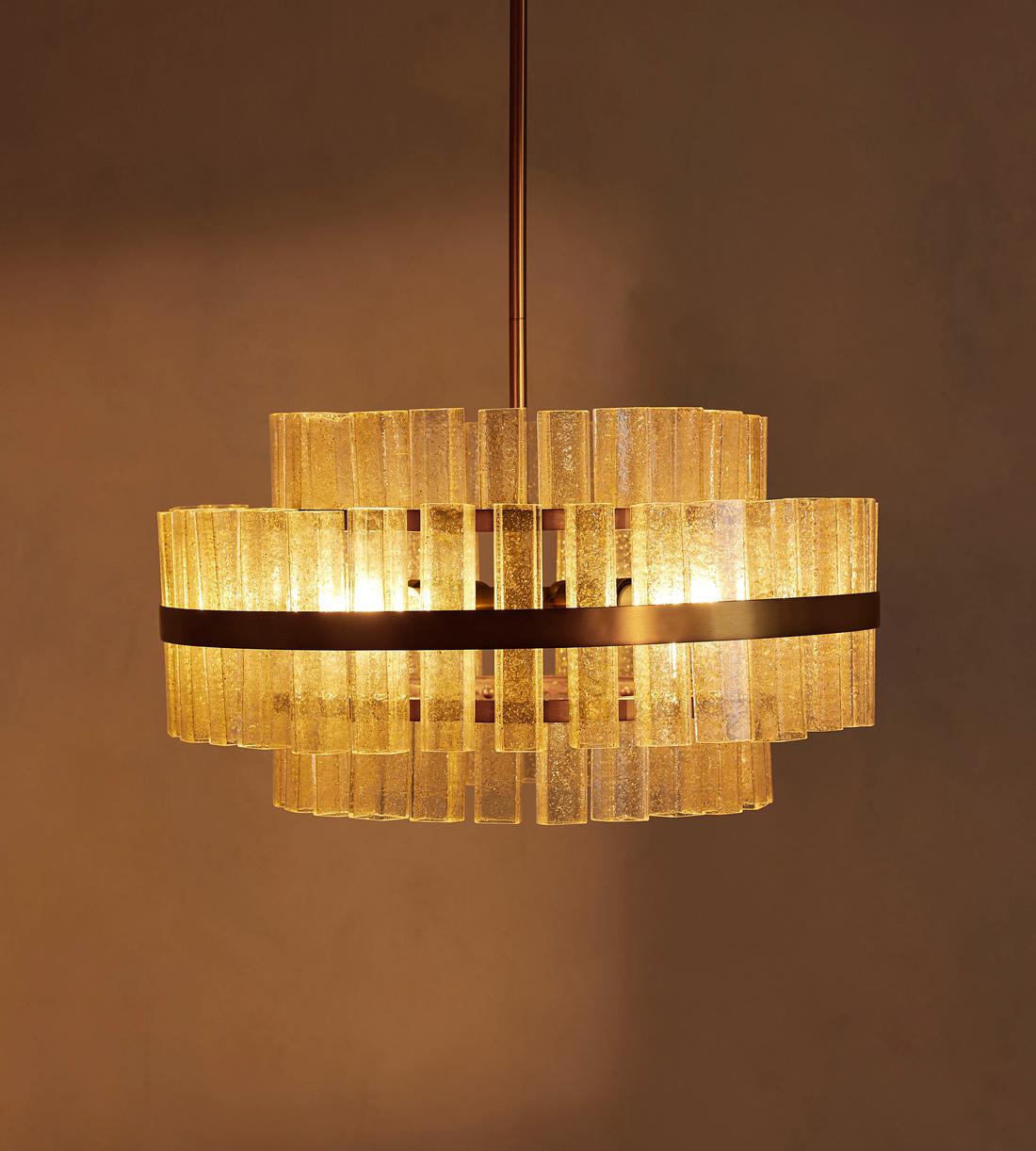 Katia Glass Chandelier 23.6-Inchw