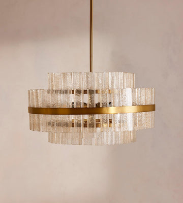 Katia Glass Chandelier 23.6-Inchw