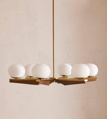 Demarco Glass Chandelier 31-Inchw