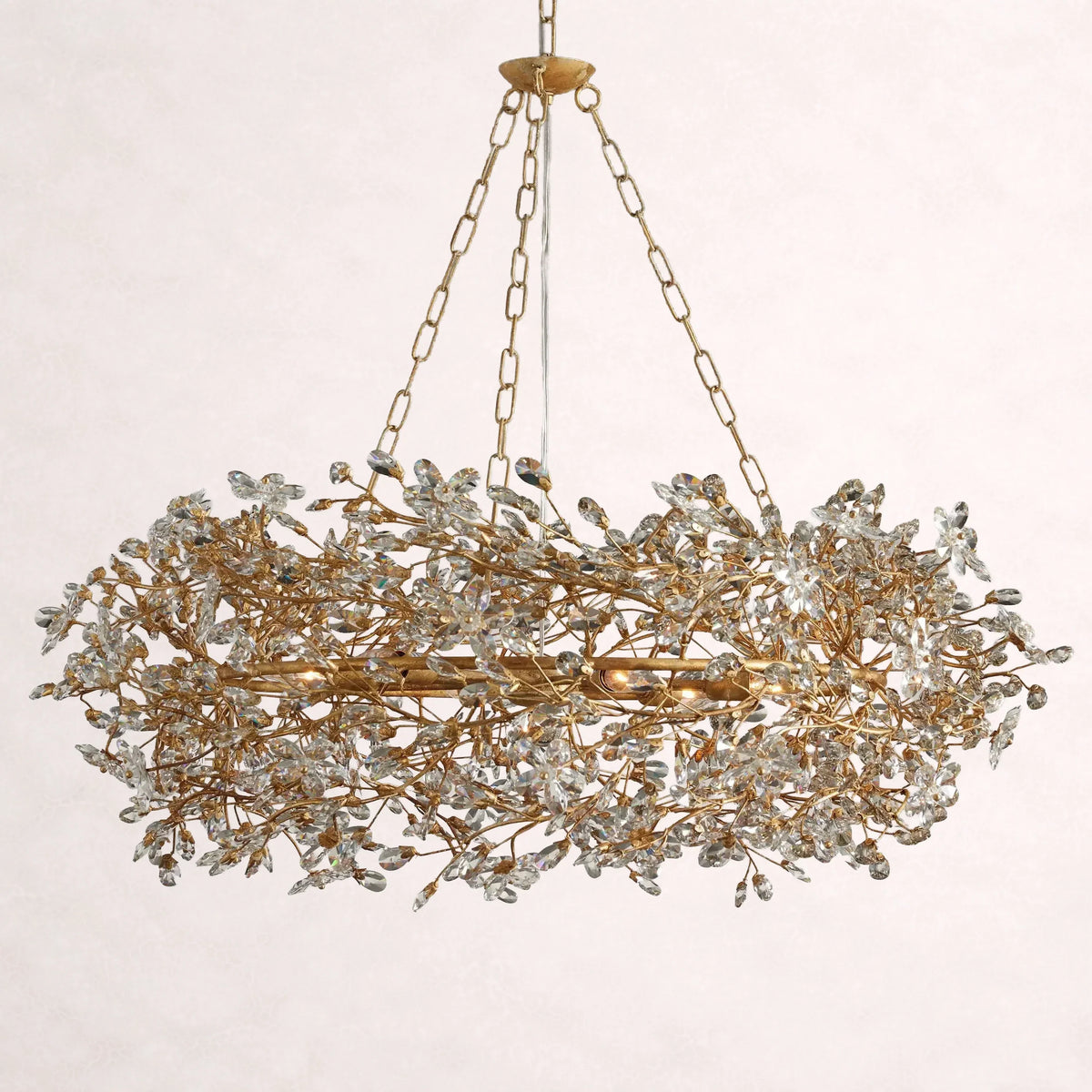 Fiore Crown Chandelier 32"