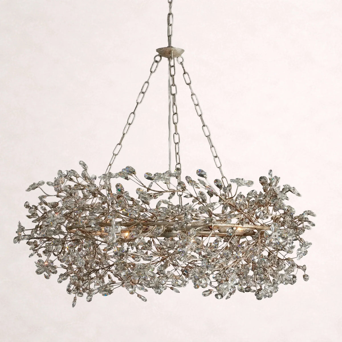 Fiore Crown Chandelier 32"
