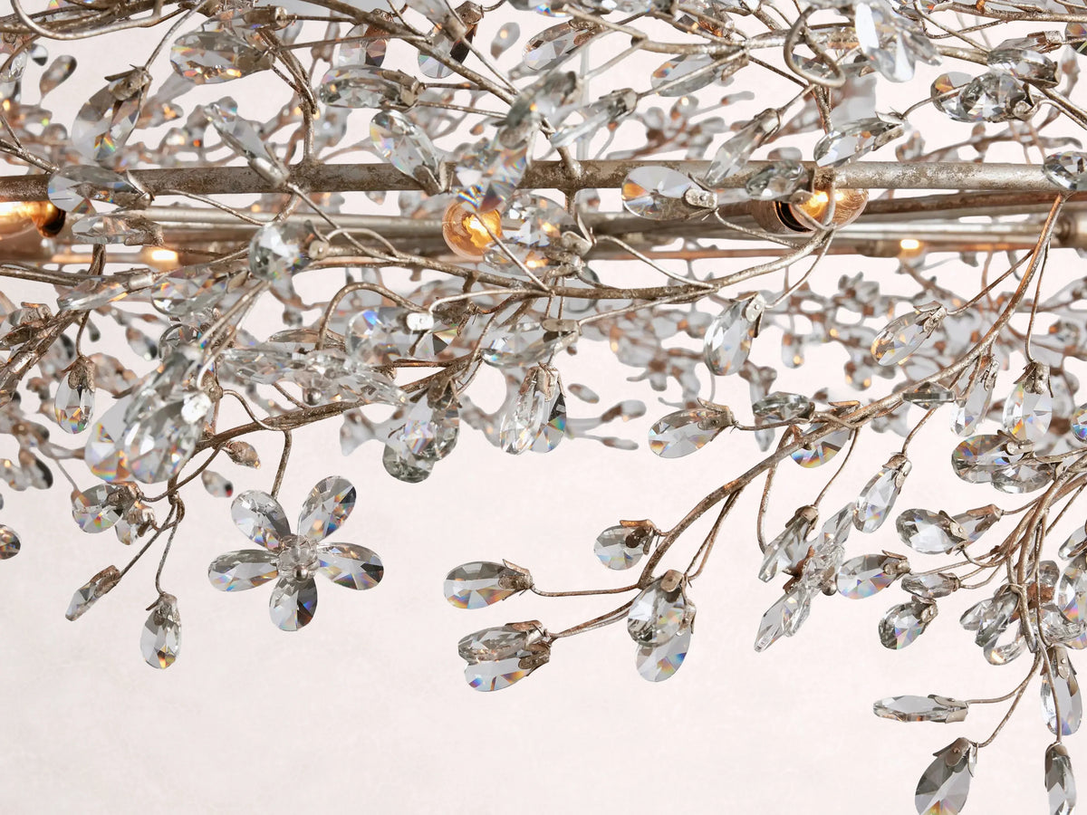 Fiore Crown Chandelier 32"