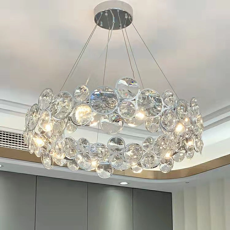 Designer Crystal Chandelier for Living Room Bedroom Ceiling Light