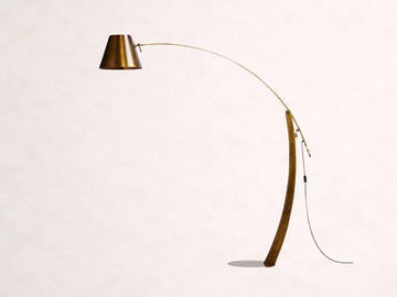 Arcadia Bronze Arc Floor Lamp
