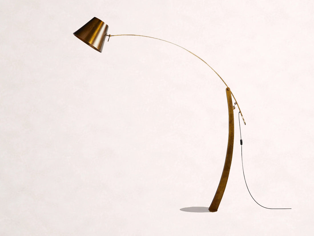 Arcadia Bronze Arc Floor Lamp