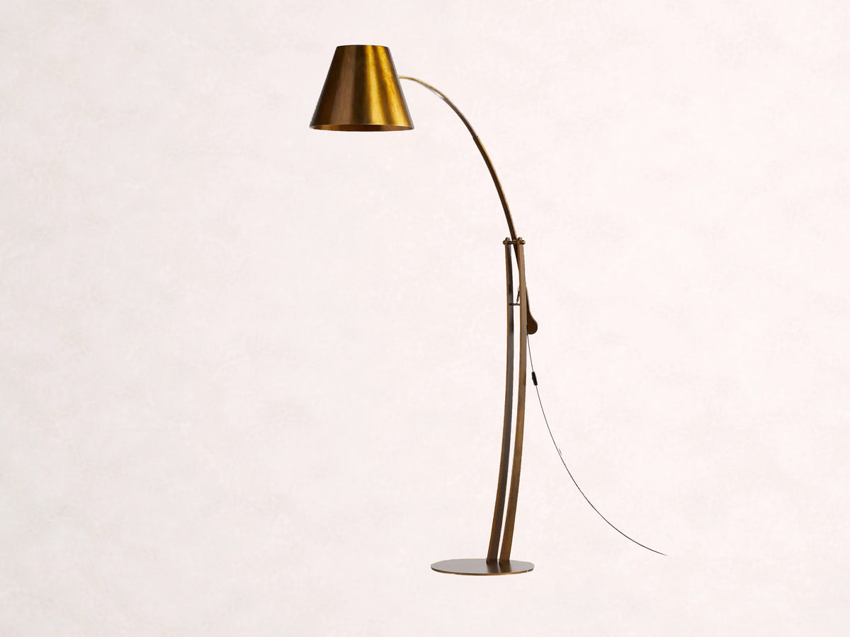 Arcadia Bronze Arc Floor Lamp