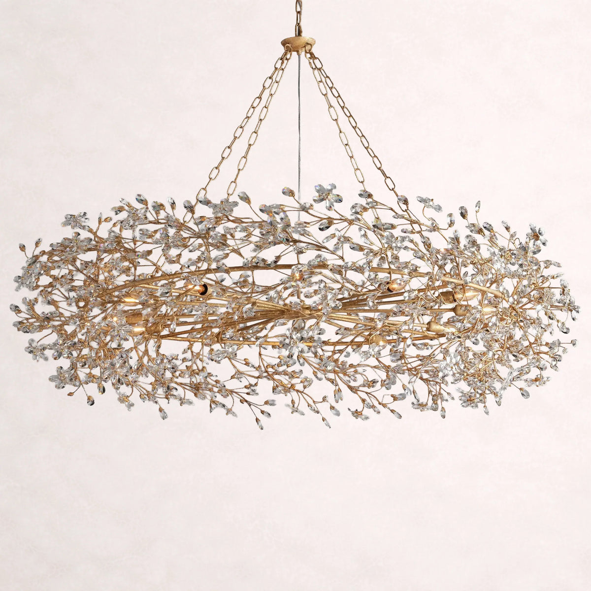 Fiore Crown Chandelier 32"