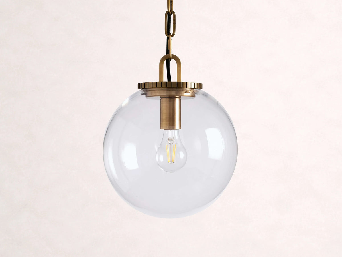Wescott Globe Pendant with Chain
