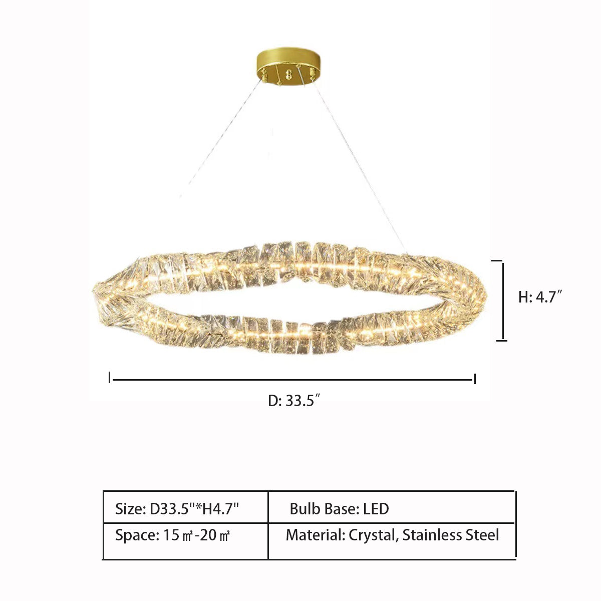 Post Modern Light Luxury Creative Crystal Chandelier for Living / dining Room
