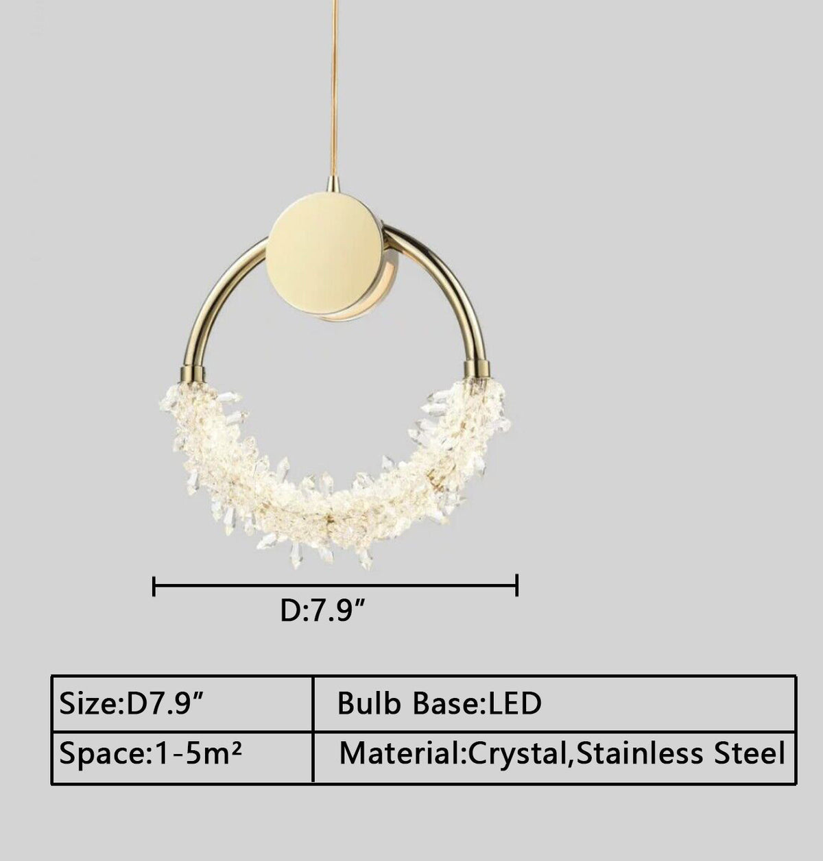 Modern Crystal Butterfly Pendant Light with Gold / chrome Finish Stainless Steel Frame LED