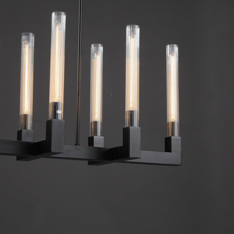 Cannel Linear Chandelier 54''66"