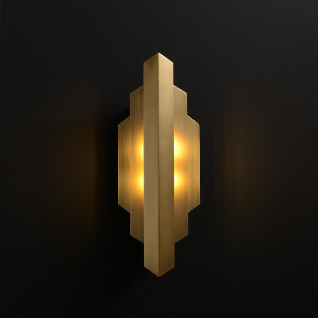 Luker Wall Sconce Brass