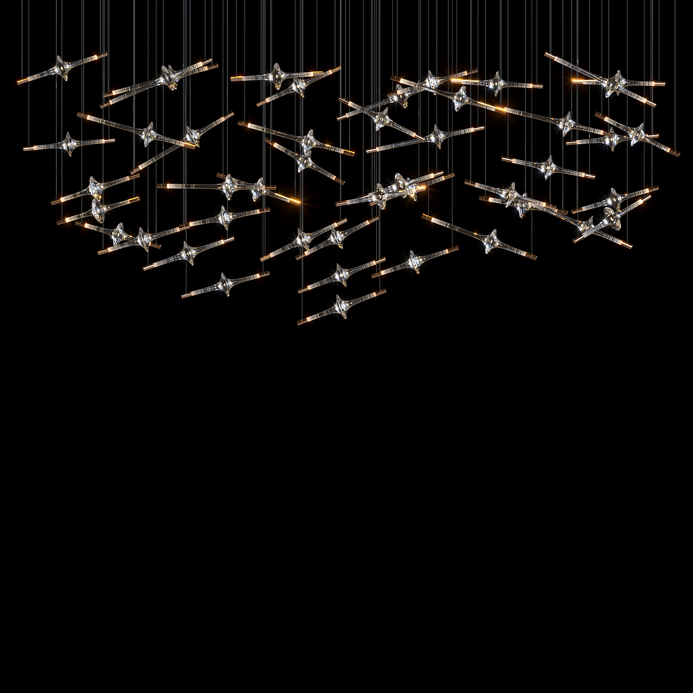 Orvane Crystal Orbit Scatter Pendant