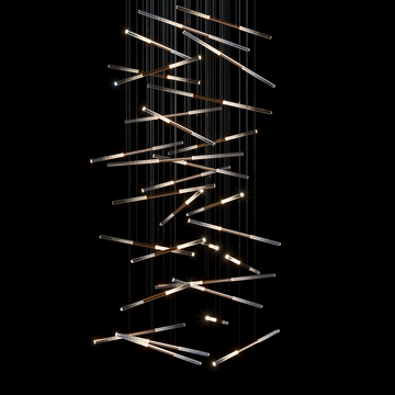 Liora Crystal Rod Scatter Pendant